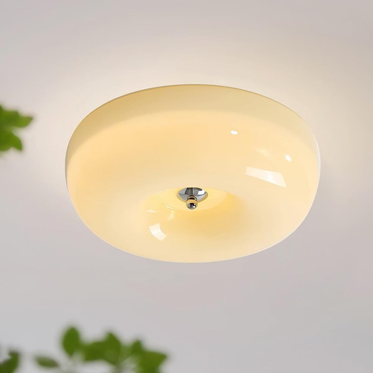 Cam Modern Minimalist Swirl Glass Ceiling Lamp
