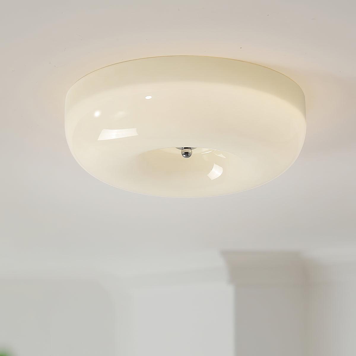Cam Modern Minimalist Swirl Glass Ceiling Lamp