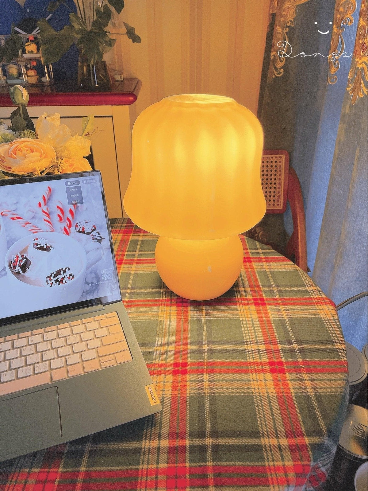 Holg lúxusborðljós úr keramik