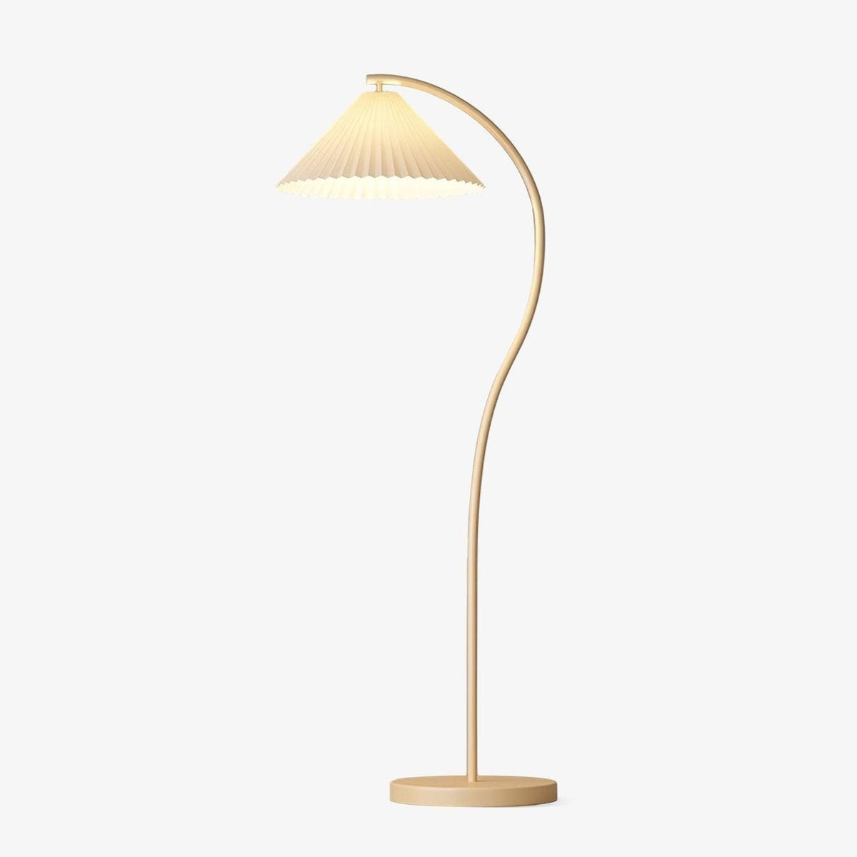 Fyrel minimalistisk gulvlampe i stof