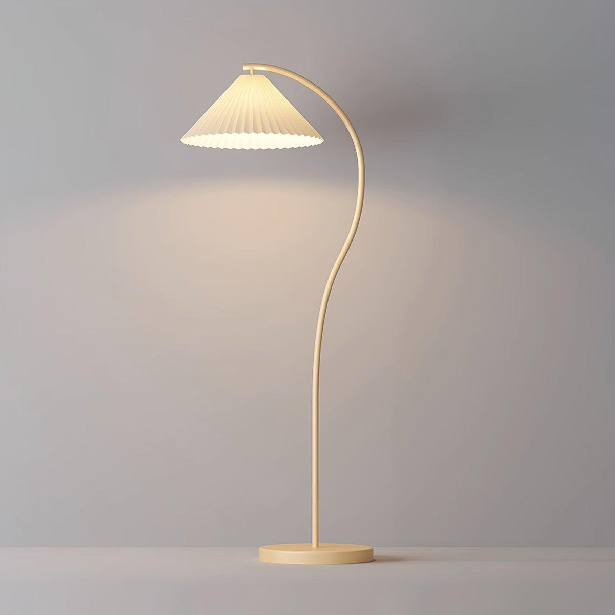 Fyrel minimalistisk gulvlampe i stof