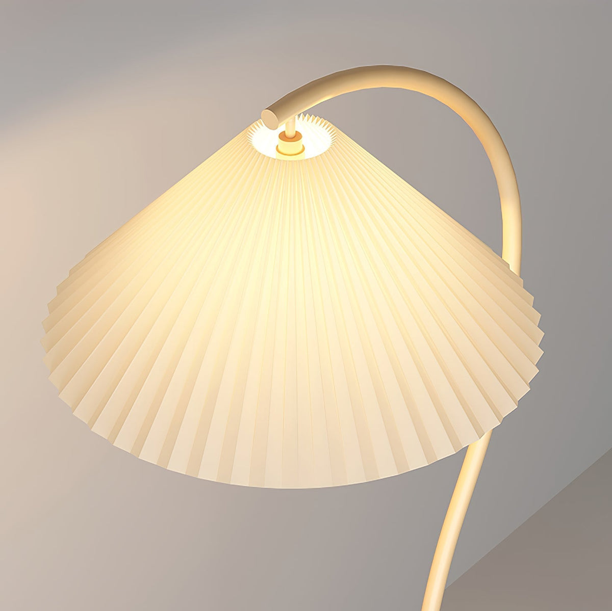 Fyrel minimalistisk gulvlampe i stof