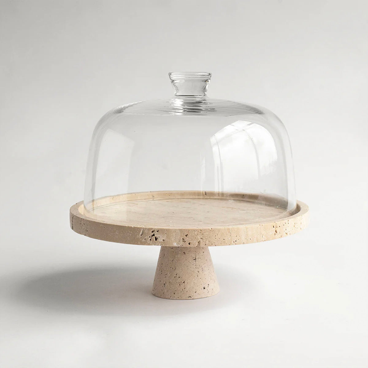 Tabuleiro de pedestal em mármore Marquina Tesk