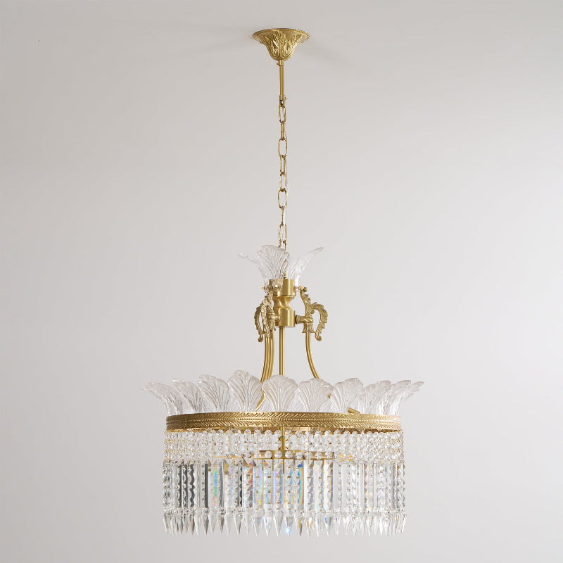 Miles takkrona i fransk empirestil, lyxig lantlig stil