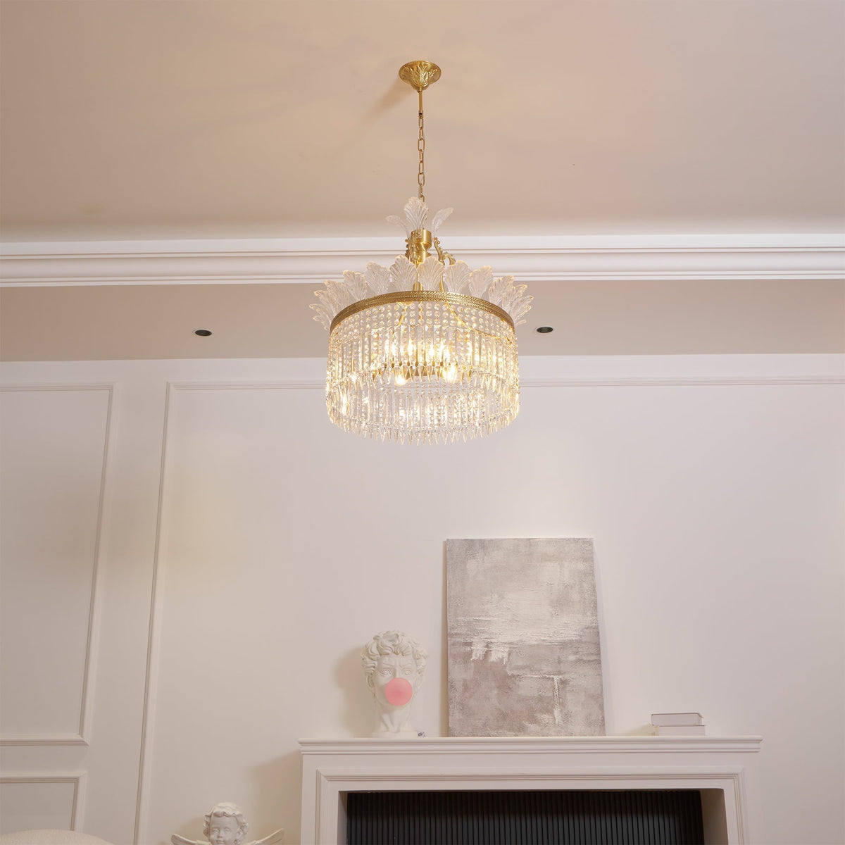 Xelran messinki- ja kristallikattokruunu