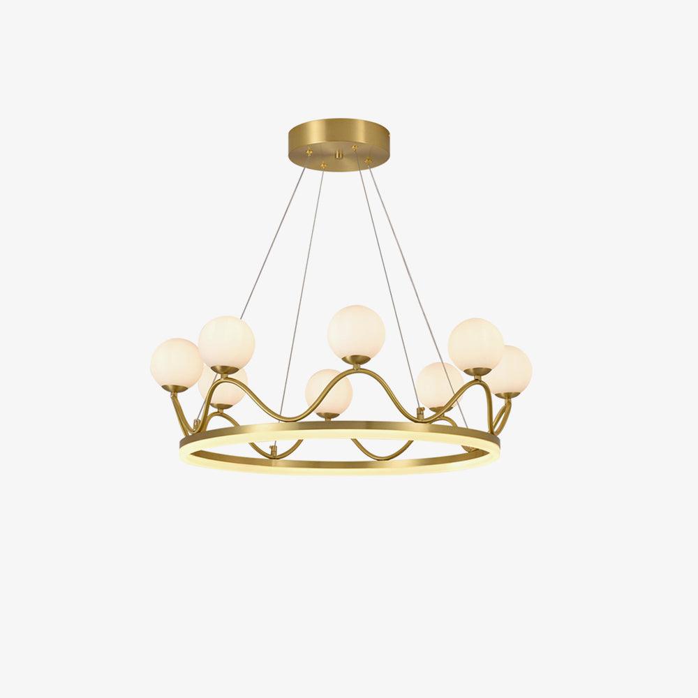 Candelabro moderno de vidro luxuoso Lioriora
