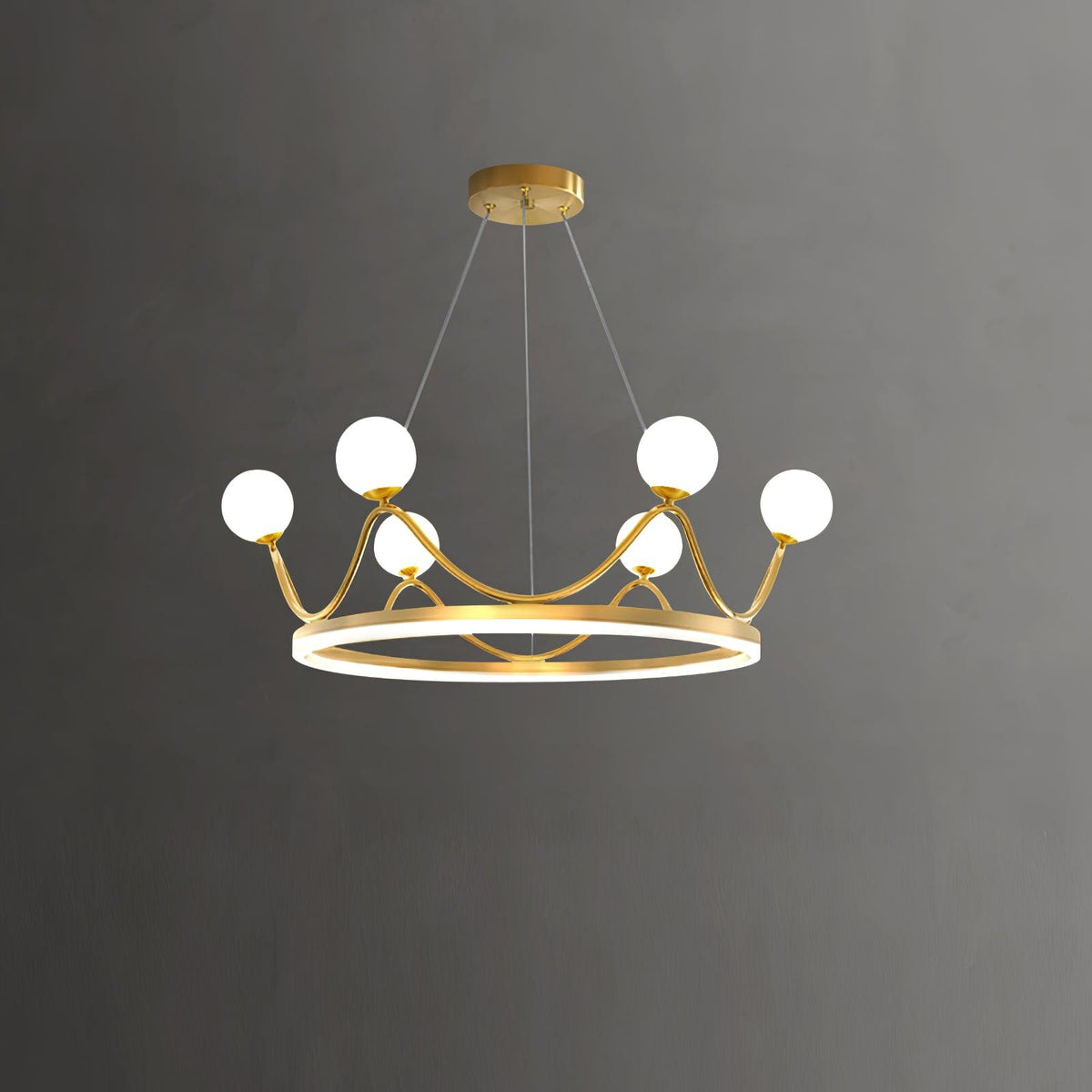 Candelabro moderno de vidro luxuoso Lioriora