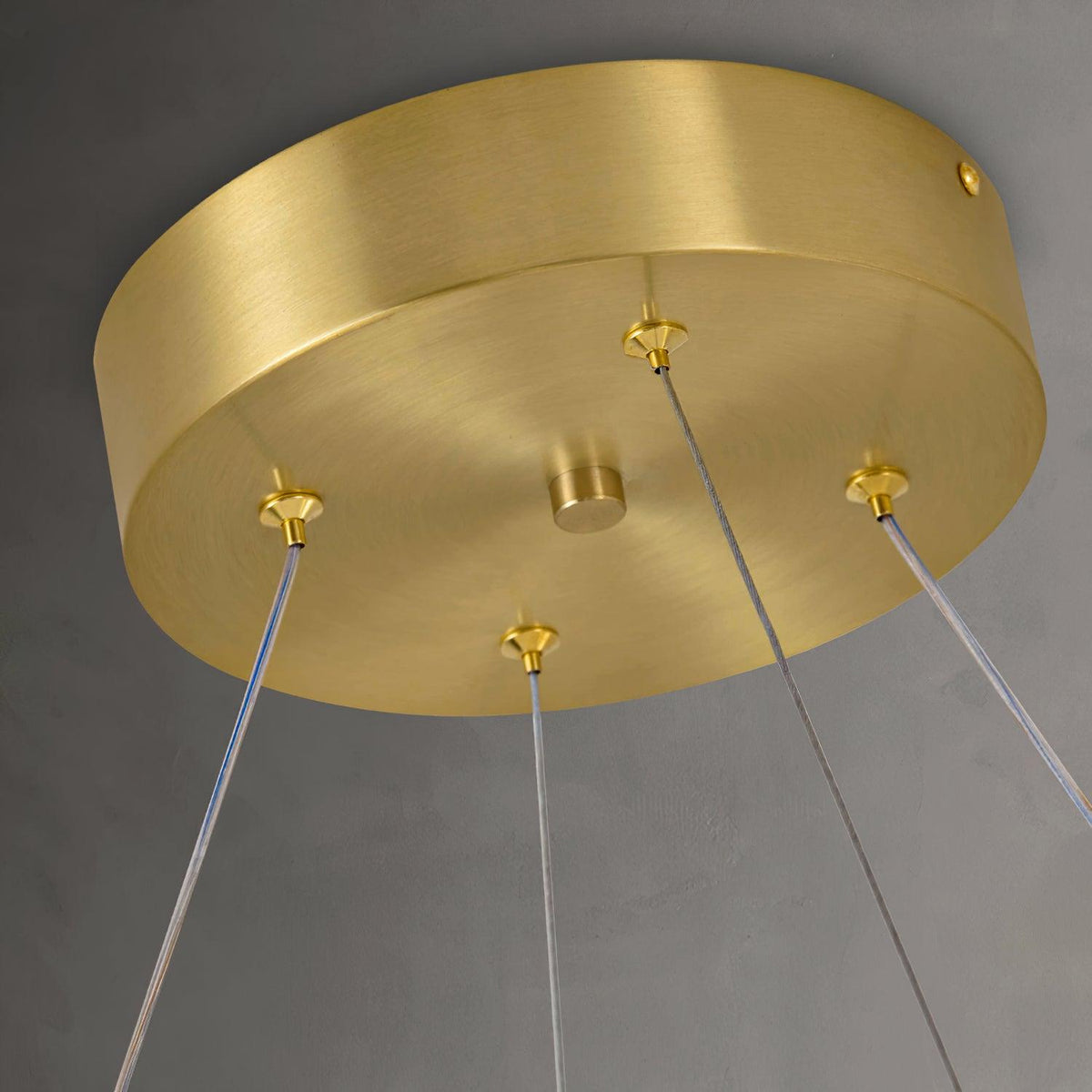 Candelabro moderno de vidro luxuoso Lioriora