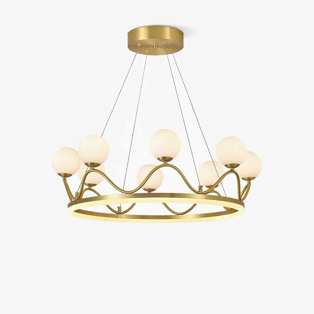 Candelabro moderno de vidro luxuoso Lioriora