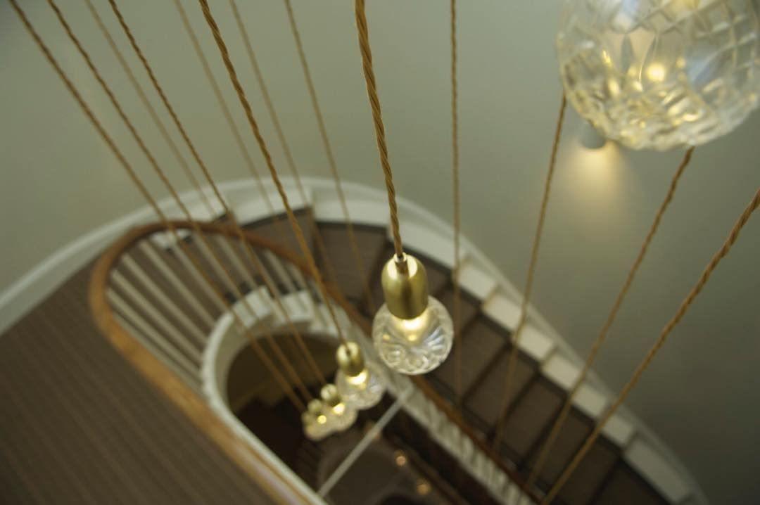 Selanielle pendellampa med kristallglödlampa