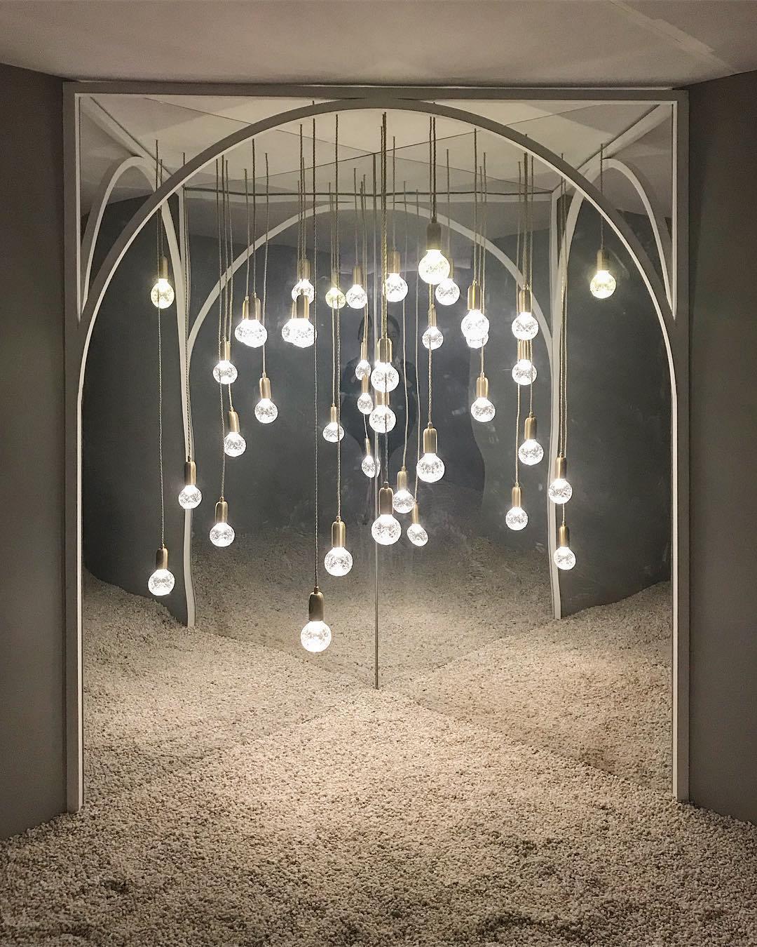 Selanielle pendellampa med kristallglödlampa