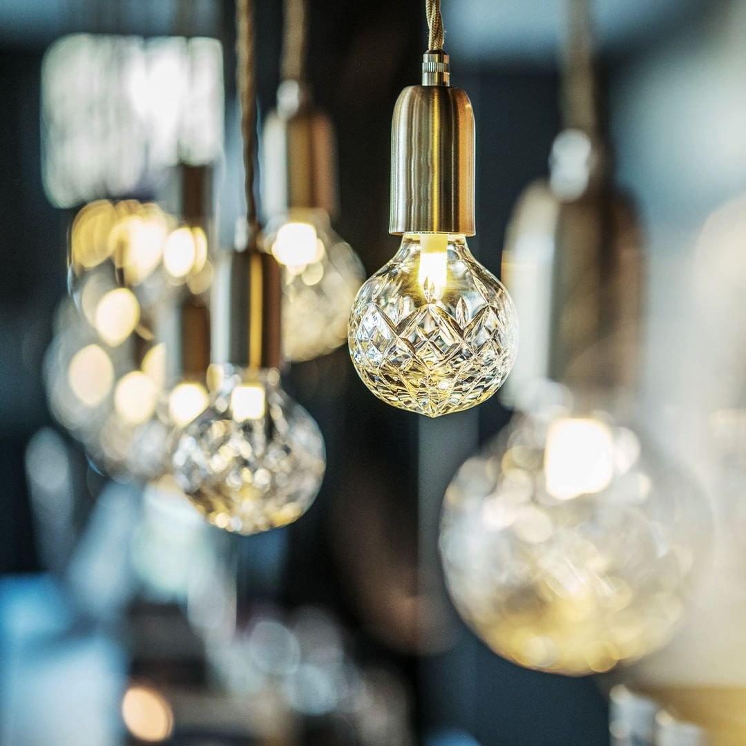 Selanielle pendellampa med kristallglödlampa