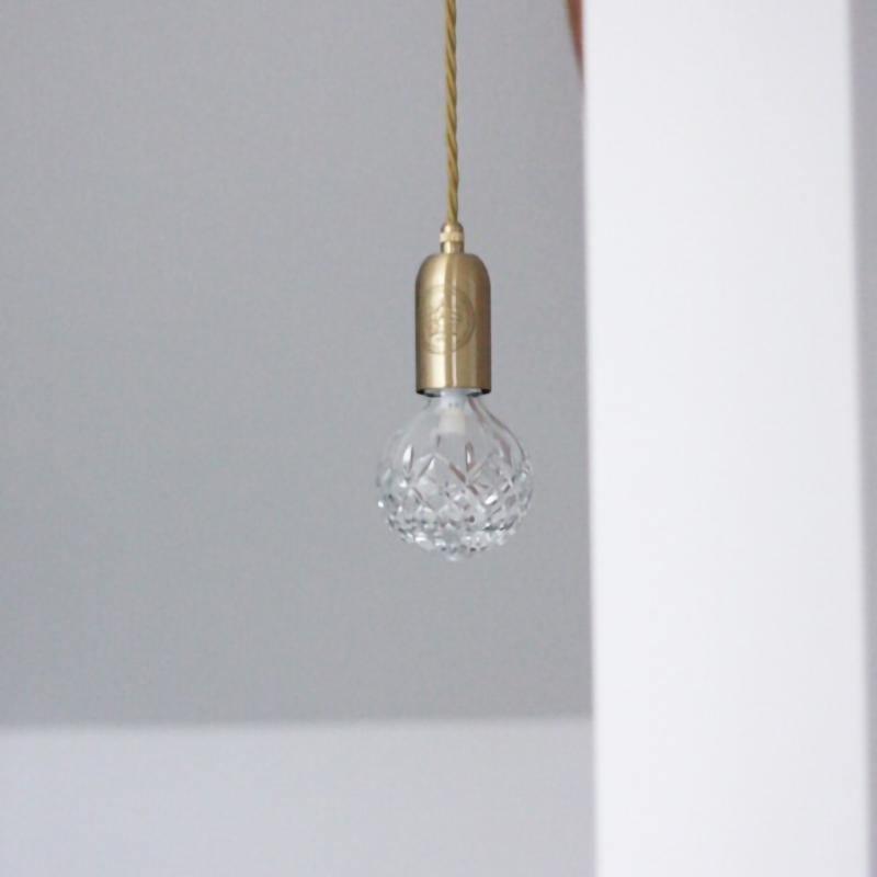 Selanielle pendellampa med kristallglödlampa