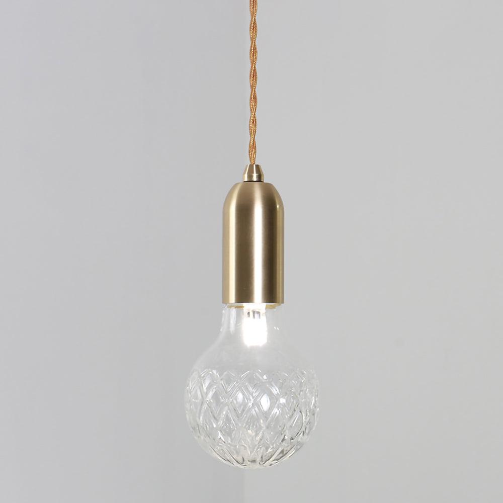 Selanielle pendellampa med kristallglödlampa