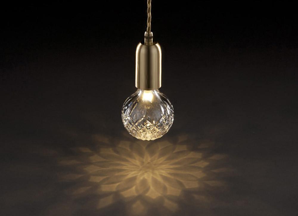 Selanielle pendellampa med kristallglödlampa