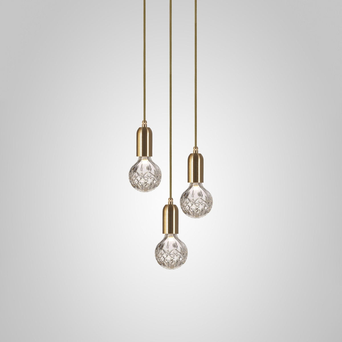 Selanielle pendellampa med kristallglödlampa