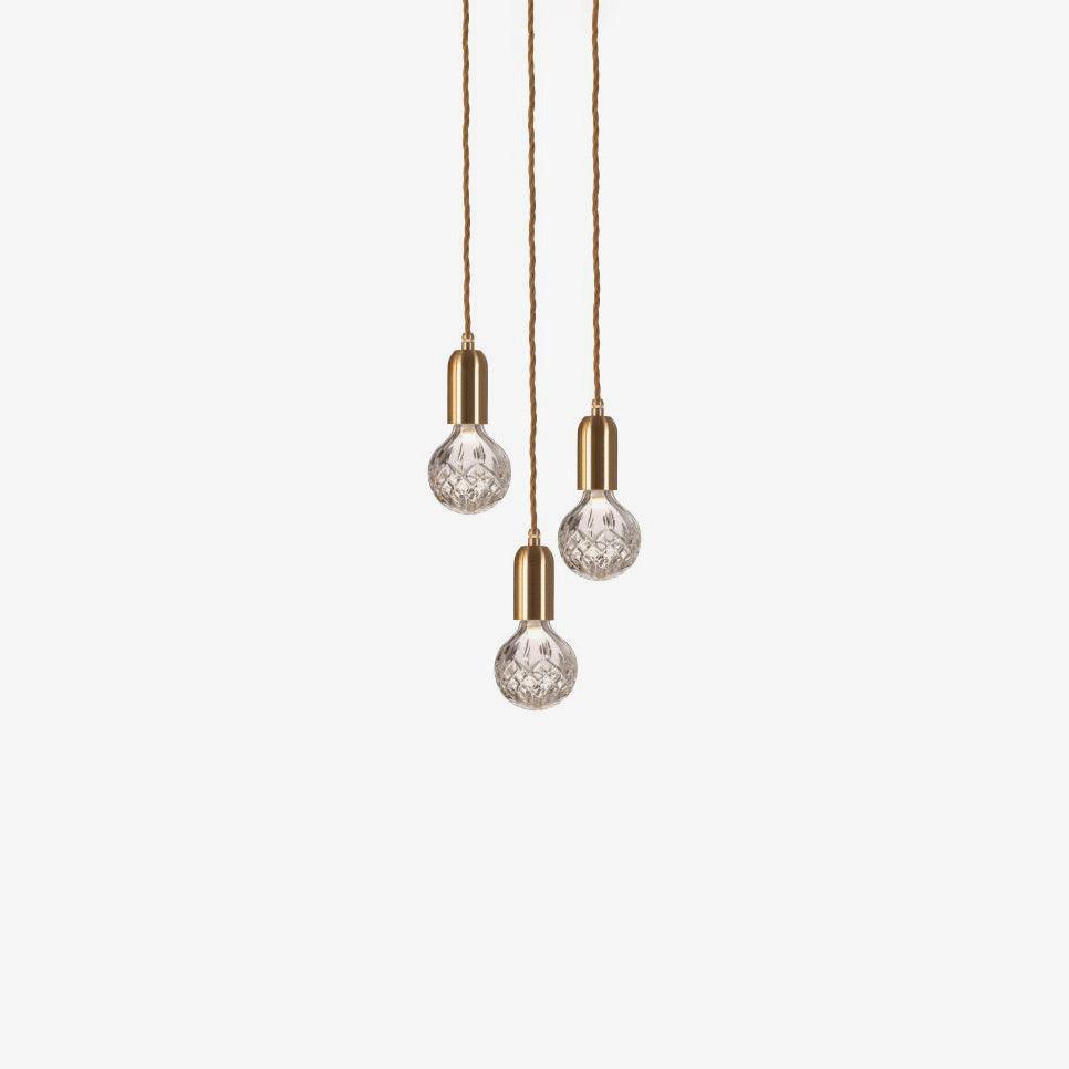 Selanielle pendellampa med kristallglödlampa