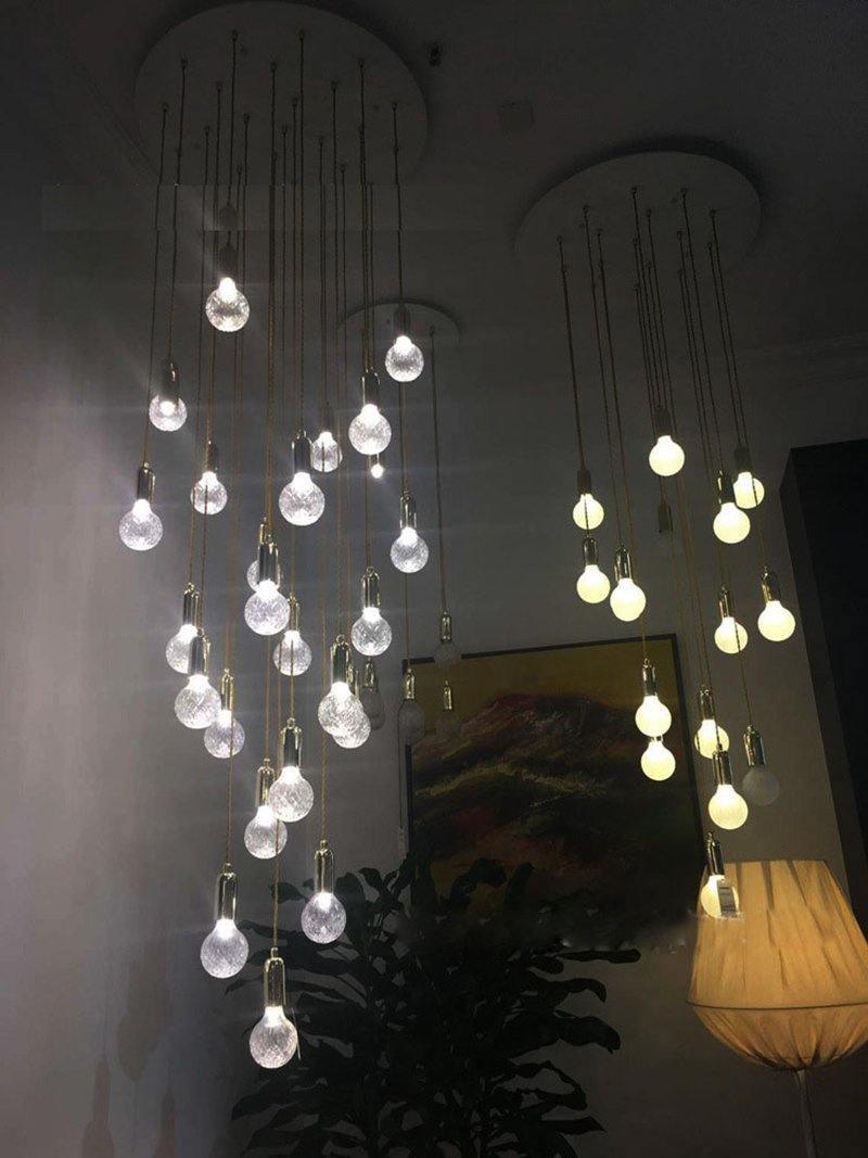 Selanielle pendellampa med kristallglödlampa