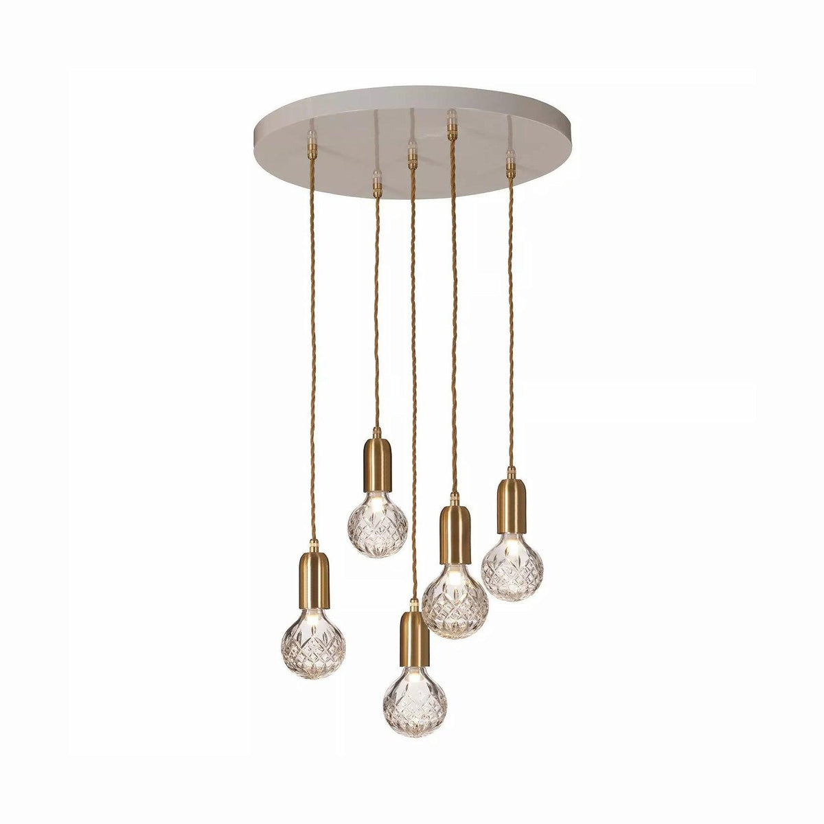 Selanielle pendellampa med kristallglödlampa