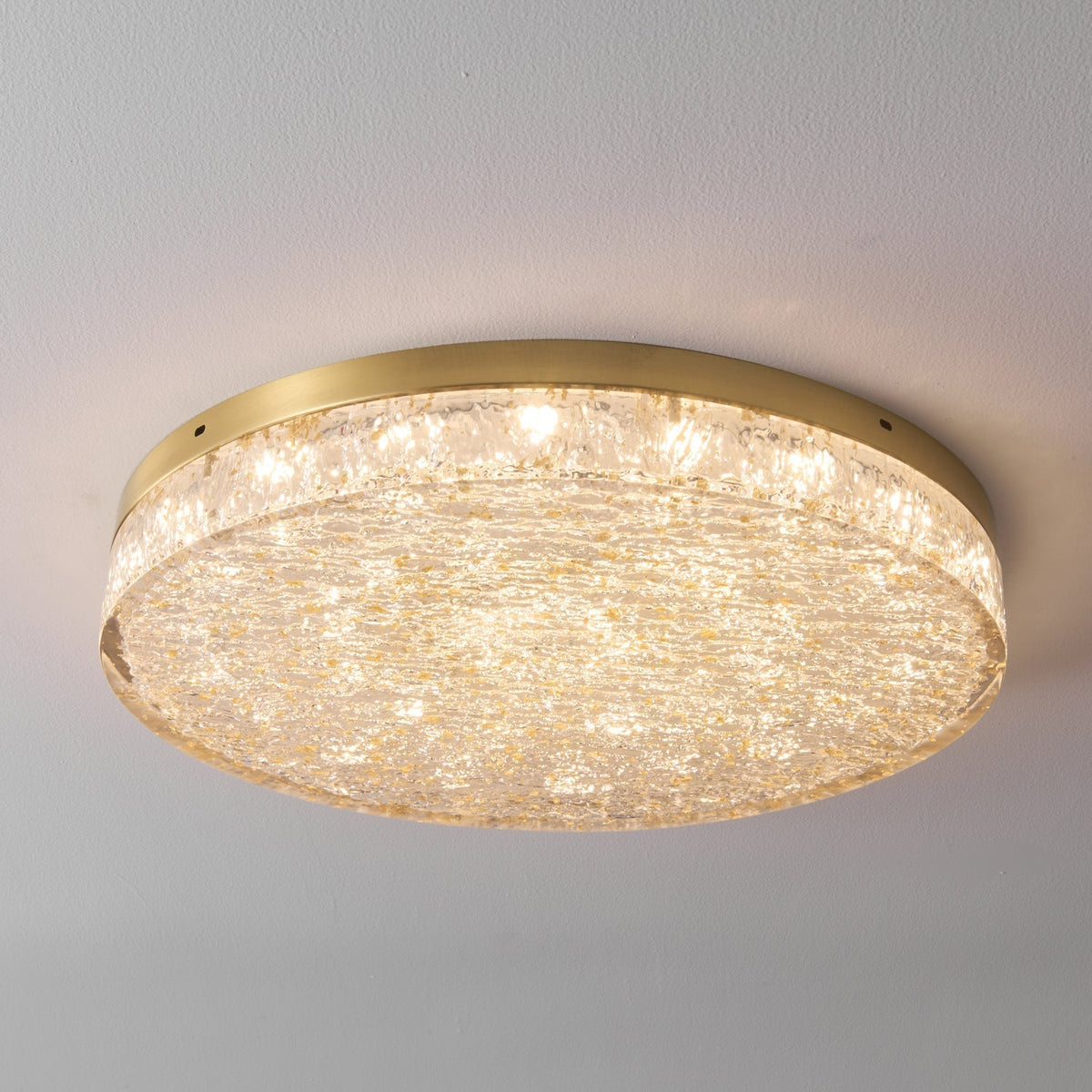 Elyelaine postmoderne luksusloftlampe med kerne af krystalharpiks