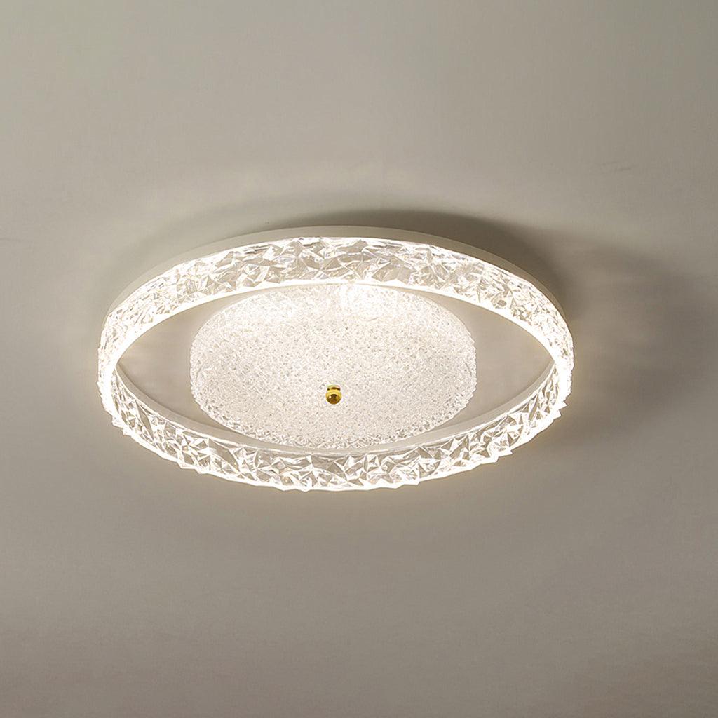 Bia postmoderne luksusloftslampe med indbyggede krystaller
