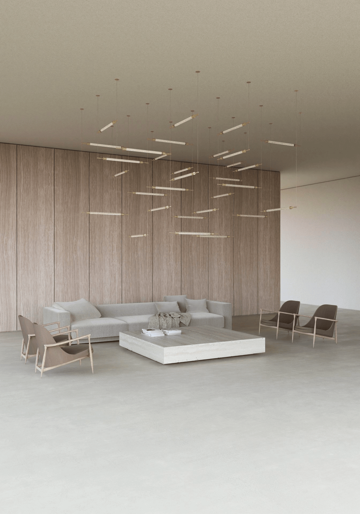 CrystalGrid arkitektonisk matrix, specialtilpasset lysekrone