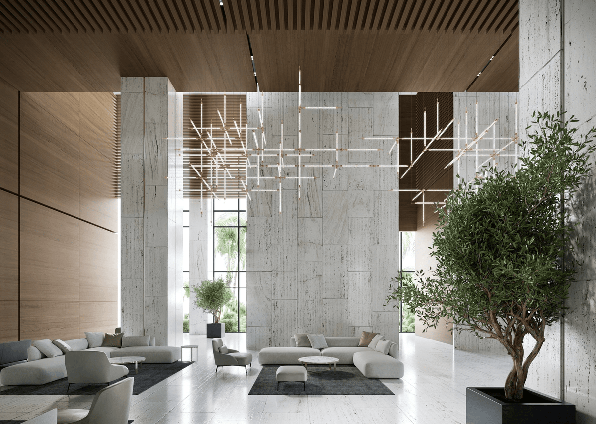 CrystalGrid arkitektonisk matrix, specialtilpasset lysekrone