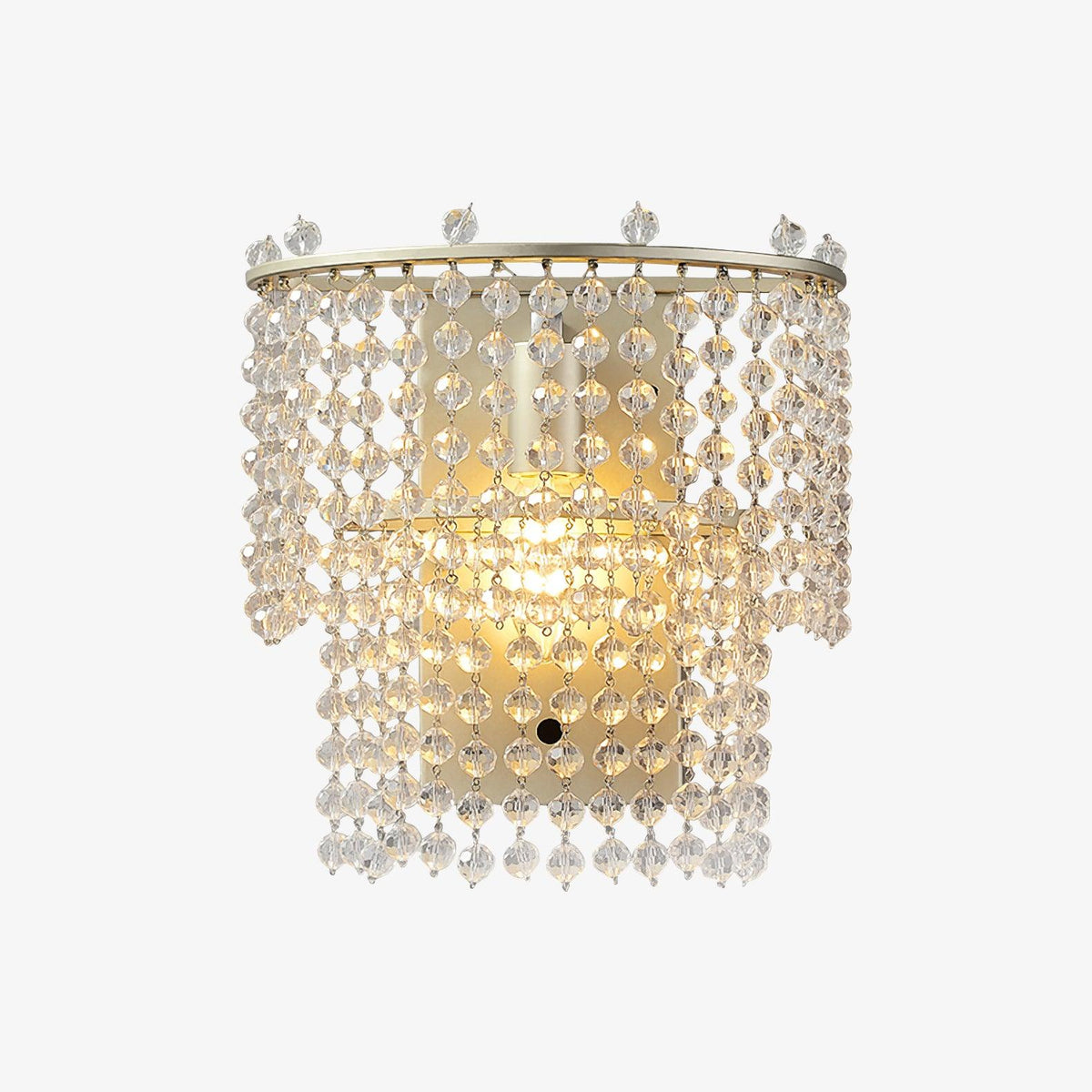 Cyranise vägglampa med kristallvattenfall