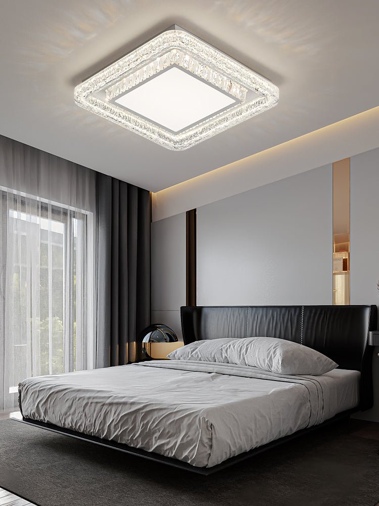 Candeeiro de teto de cristal luxuoso pós-moderno Conoror