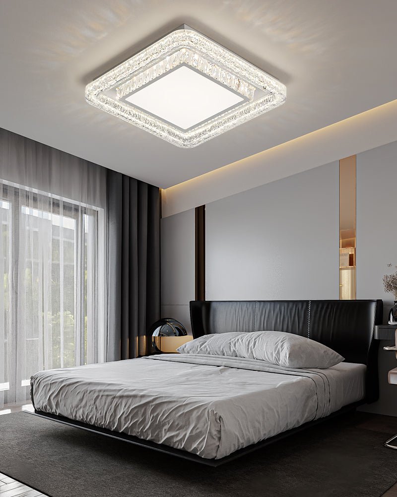 Candeeiro de teto de cristal luxuoso pós-moderno Conoror