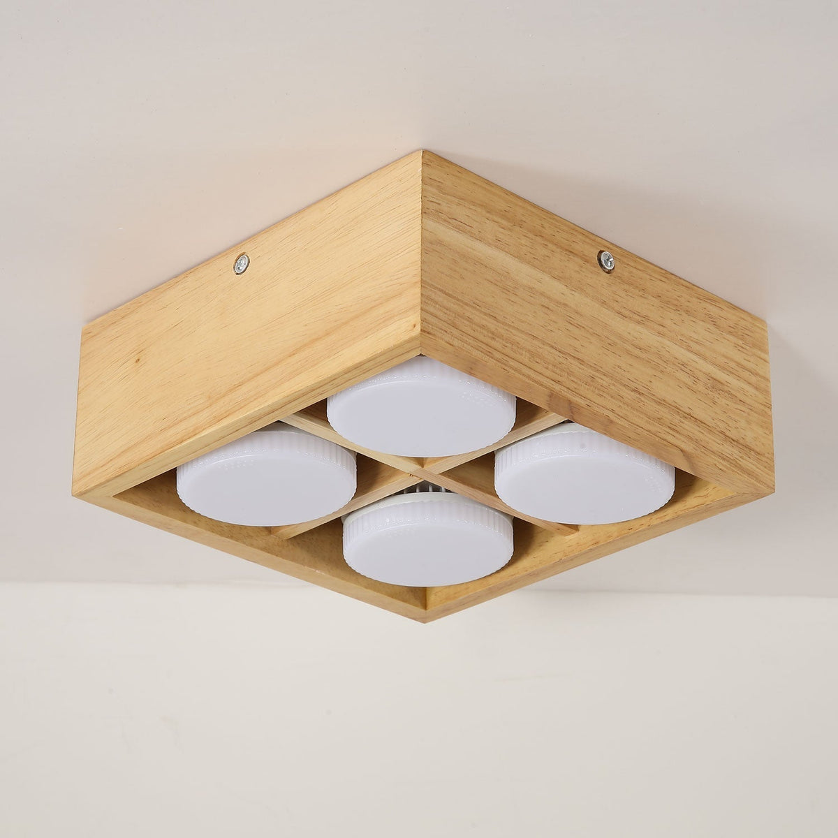 Eliza Minimalistisk loftlampe i træ