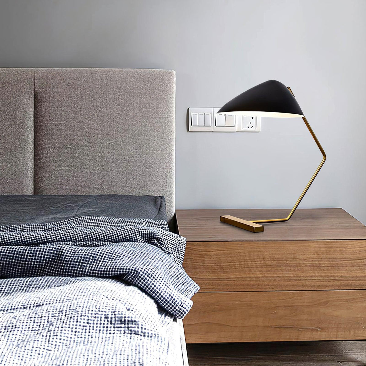 Velaice bordlampe i mid-century-stil
