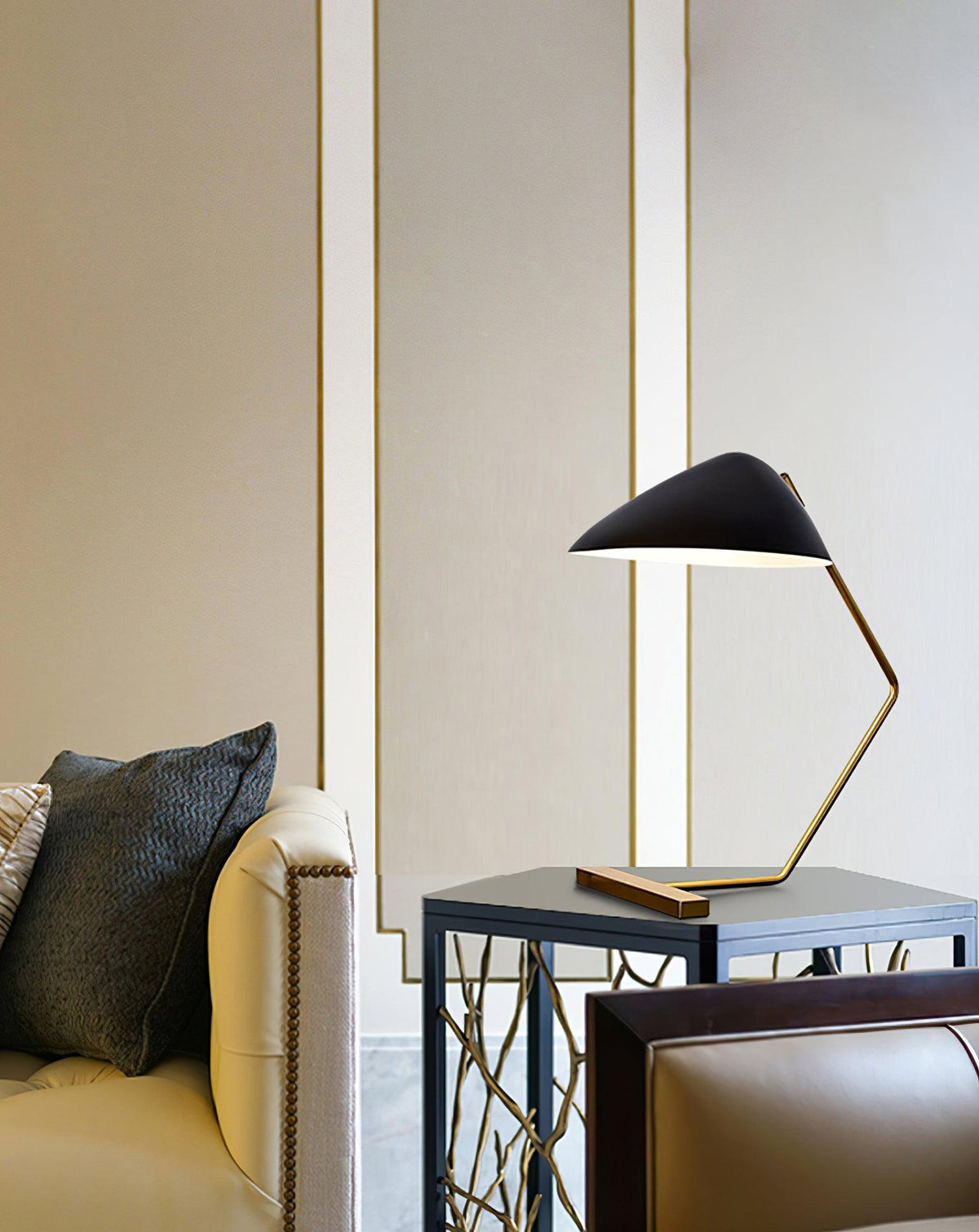 Velaice bordlampe i mid-century-stil