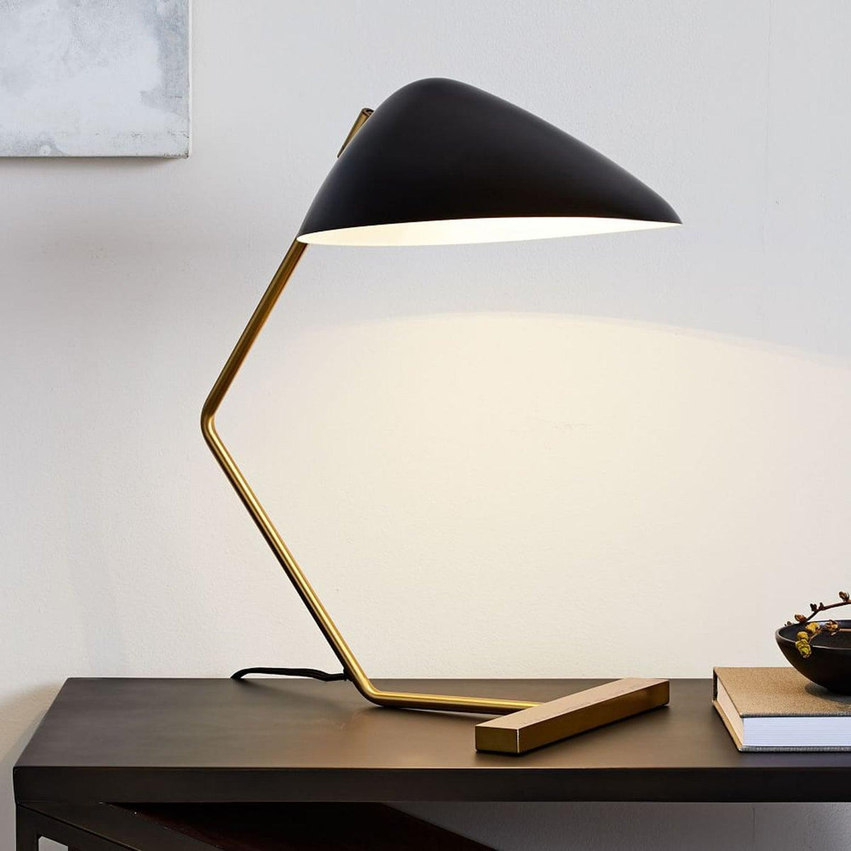 Velaice bordlampe i mid-century-stil