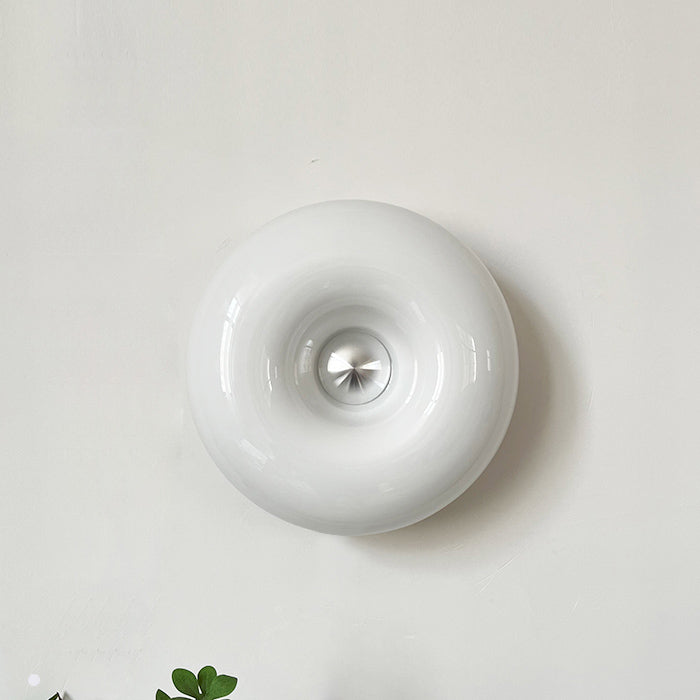 Arisha modern LED-vägglampa för inomhusbruk i glas för sovrum och vardagsrum