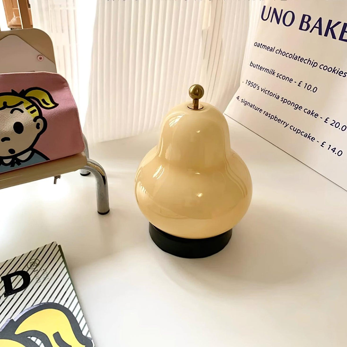 Candeeiro de mesa Rivoria (bateria incorporada)