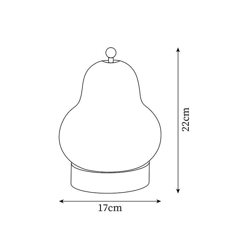 Candeeiro de mesa Rivoria (bateria incorporada)