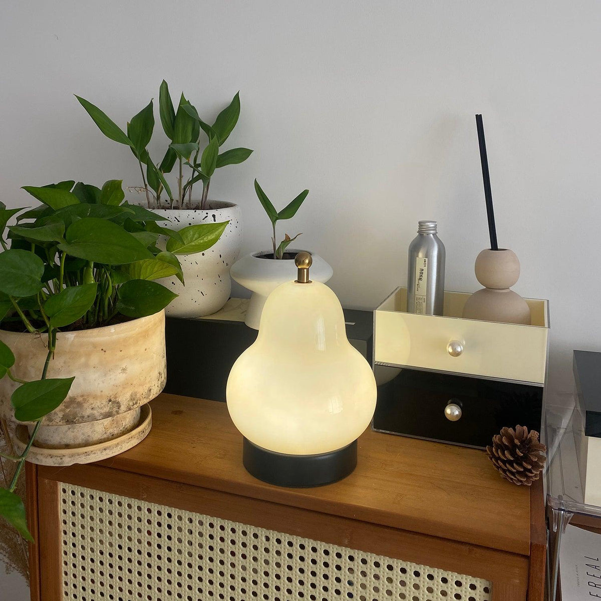 Candeeiro de mesa Rivoria (bateria incorporada)