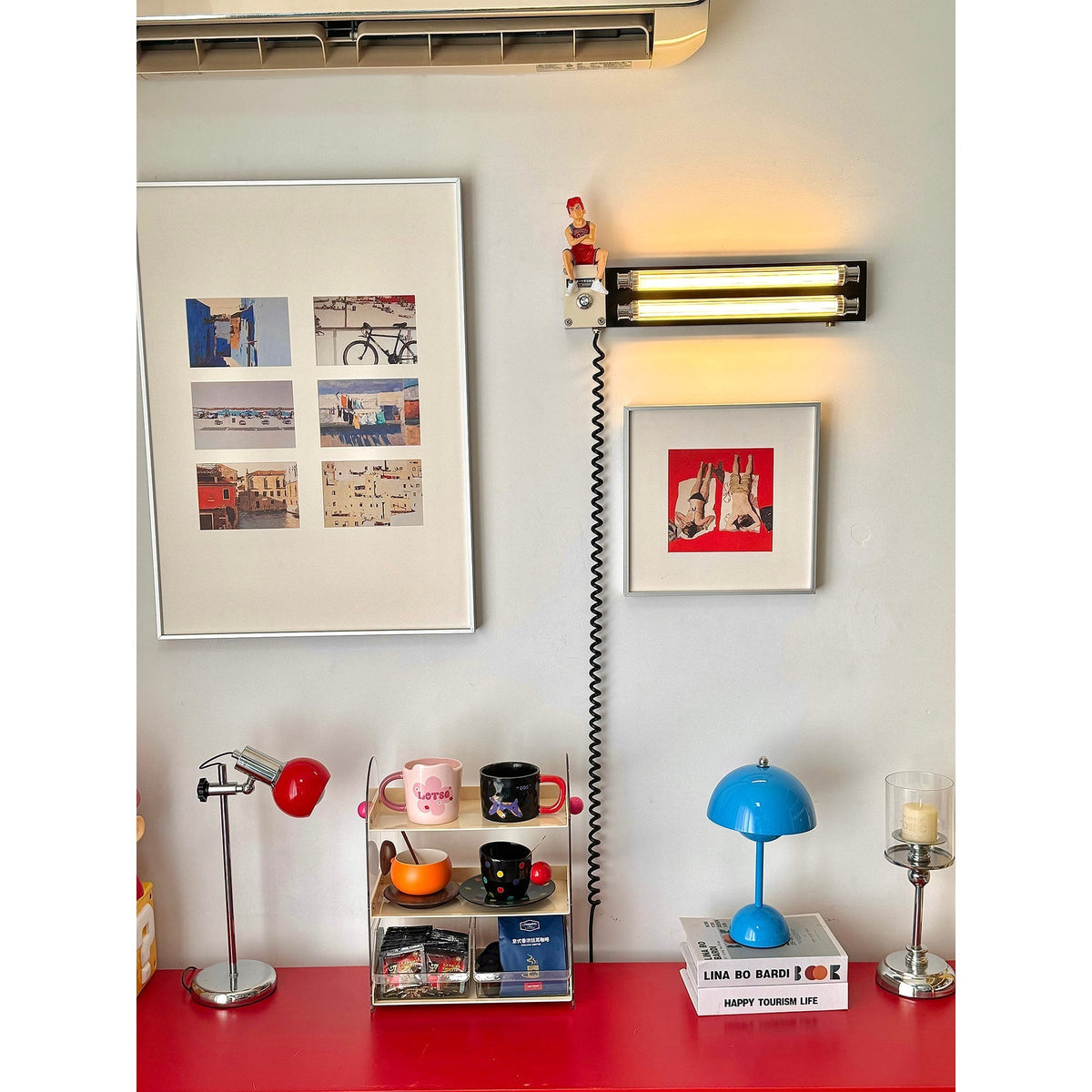Cutshall Plug-in Wall Lamp