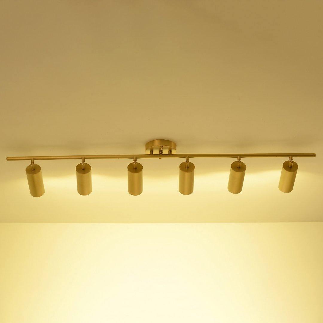Candeeiro de teto moderno minimalista em latão Ezveno