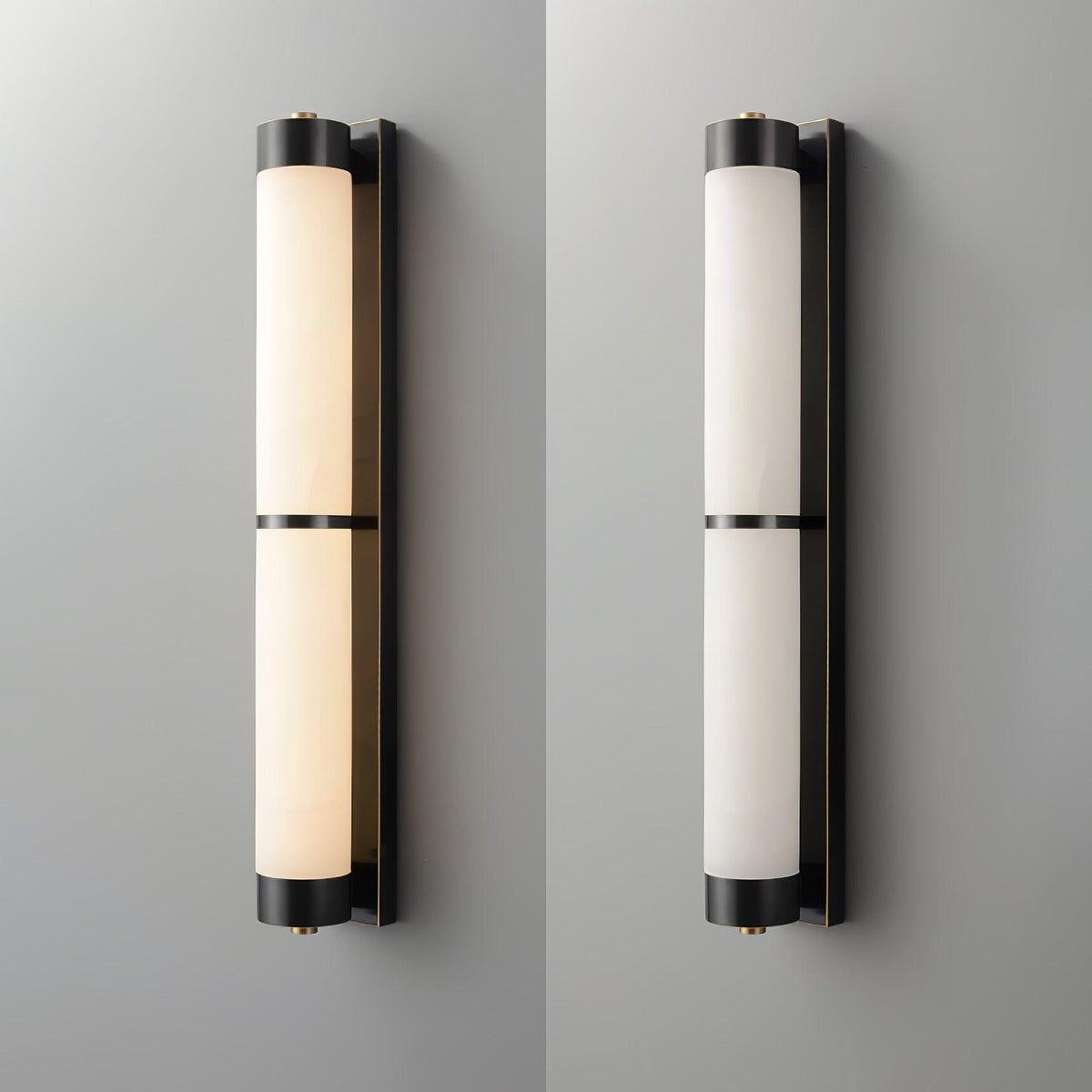 Candeeiro de parede minimalista em alabastro Albelise