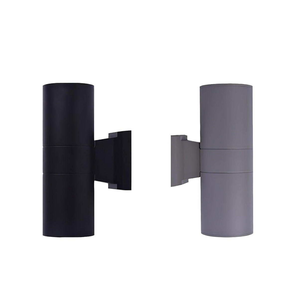Candeeiro de parede exterior moderno, minimalista e cilíndrico Caliraine