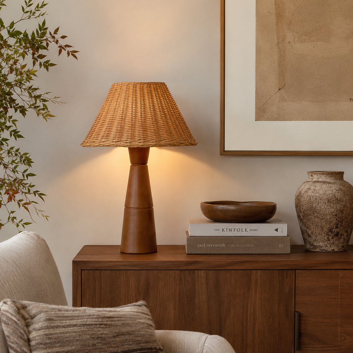 Orelanelle-bordlampe