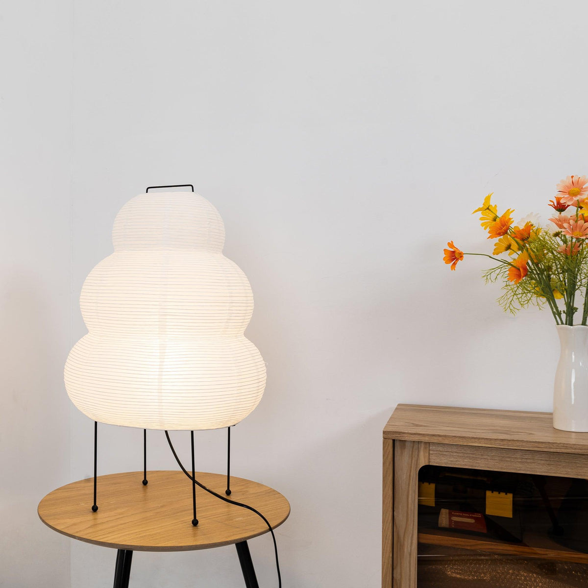 Tranquilux japanskinspirerad bordslampa i papper