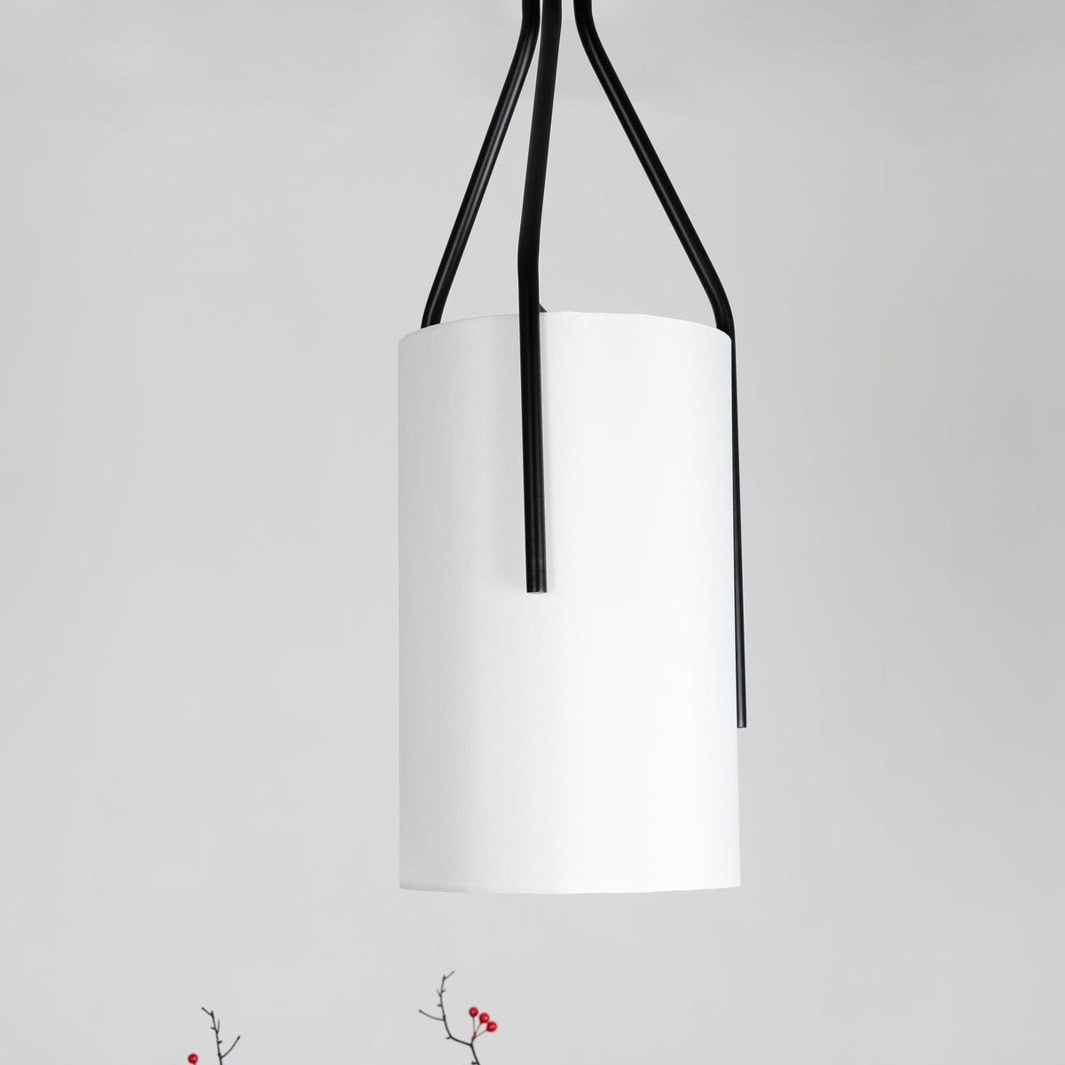 Cex moderne LED-lysekrone i messing med 3 lys