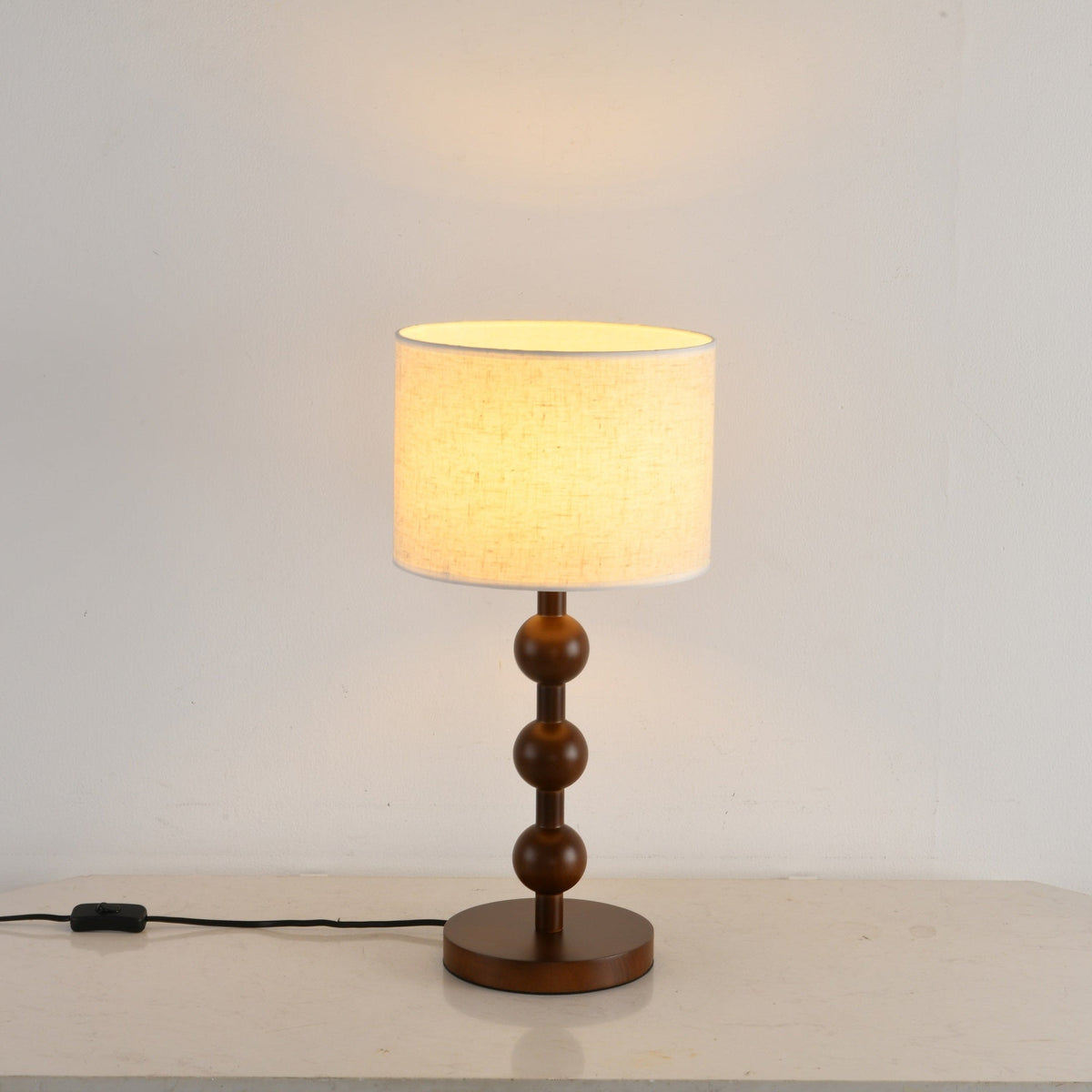 Madelyn minimalistisk bordslampa i tyg