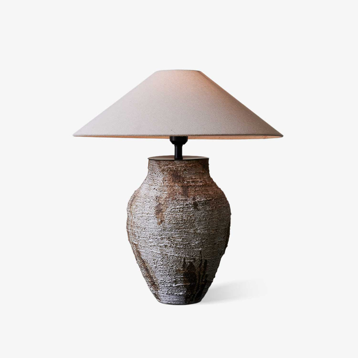 Candeeiro de mesa Celia em cerâmica wabi-sabi