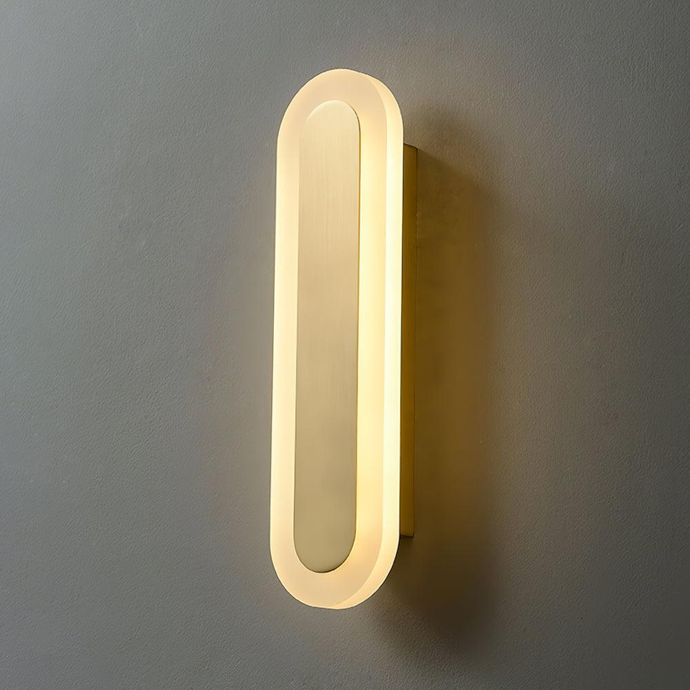 Candeeiro de parede de latão minimalista moderno Solanelle