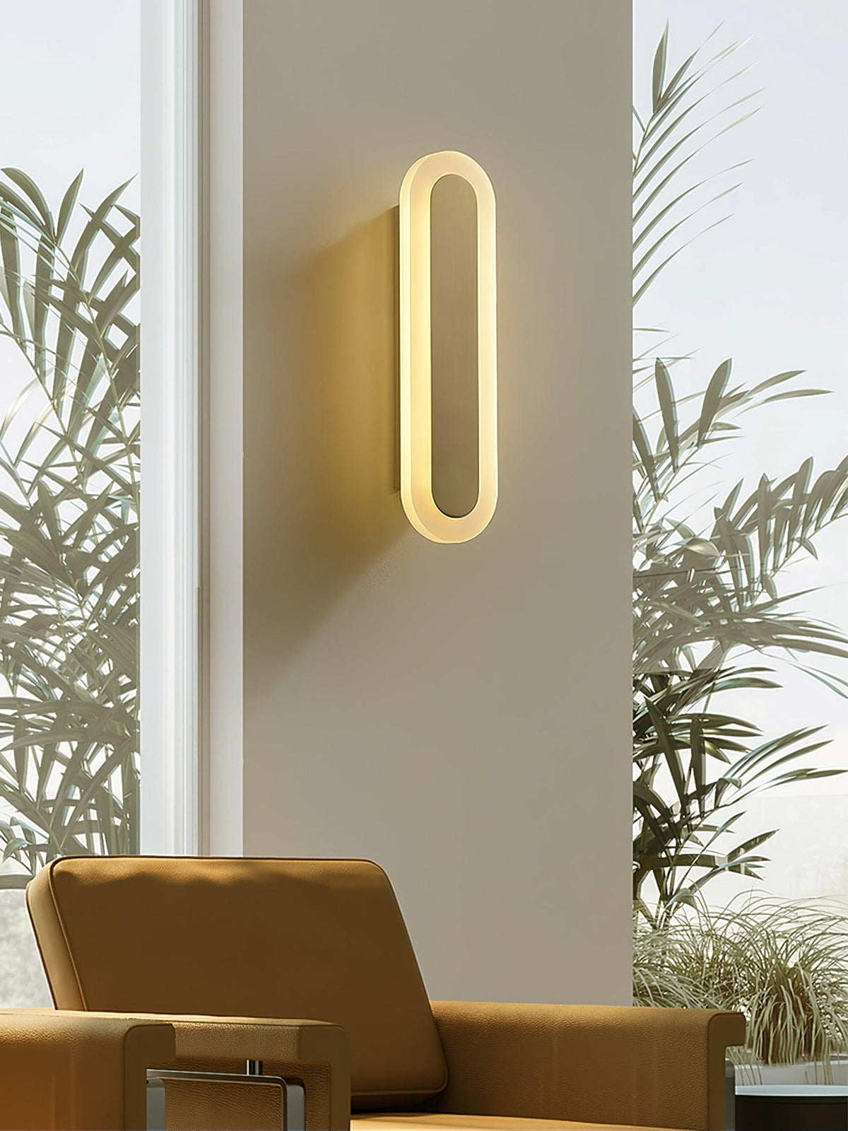 Candeeiro de parede de latão minimalista moderno Solanelle