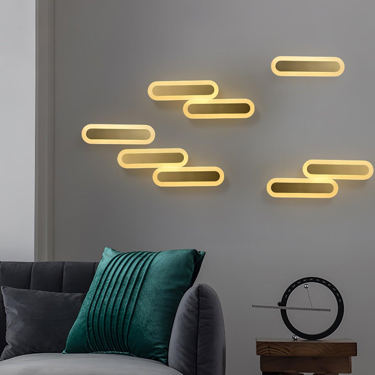 Candeeiro de parede de latão minimalista moderno Solanelle